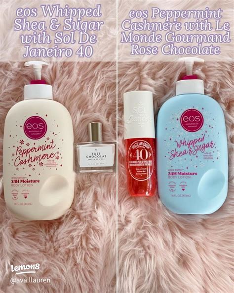 What to Pair With Each eos Lotion! 🧴 | Gallery posted by Avaˏˋ°•*⁀ | Lemon8