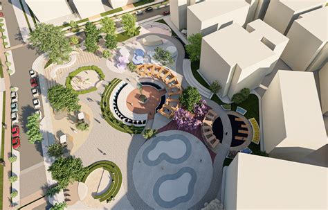 Al-Luthamen Square - Urban Design Project :: Behance