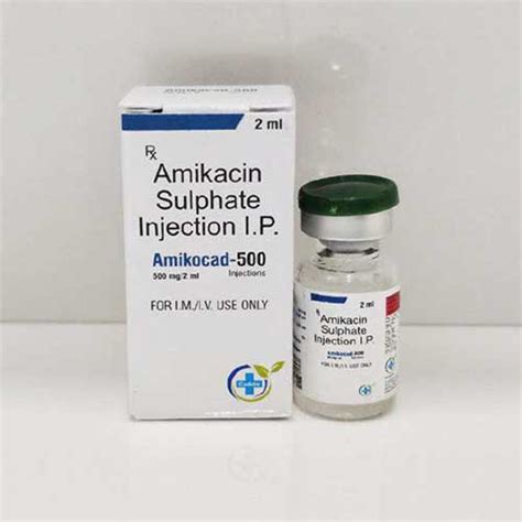 Amikocad 500 - Amikacin Sulphate Injection I.P. - Caddix Healthcare