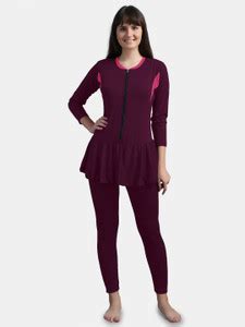 N-gal Full Length Padded One Piece Swimsuits Swimming Costume Solid ...