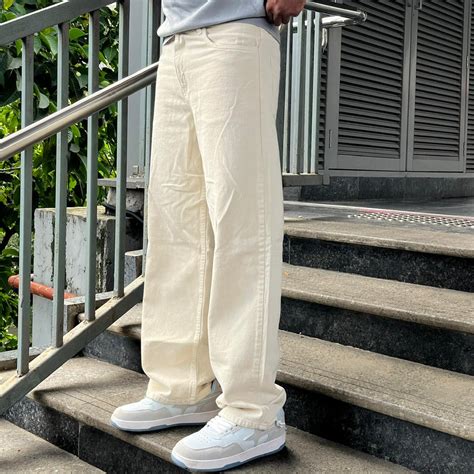 Dune Premium Beige Straight Jeans – Imaginary Scene