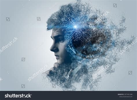 Concept Artificial Intelligence Solving Complex Business Stock Photo ...