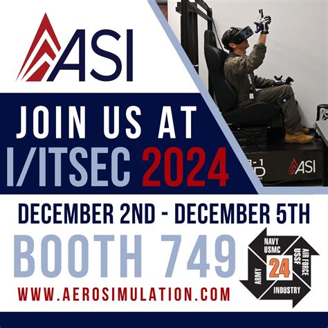 Join us at #IITSEC2024 next week, December 2nd to 5th, to explore the ...