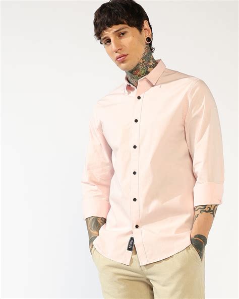 Regular fit Button-Up Long sleeve Shirt