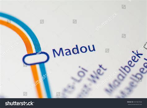 Madou Station Brussels Metro Map Stock Photo 541967536 | Shutterstock