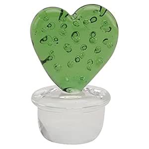 Buy UPKOCH Handmade Glass Blown Cactus Cute Crystal Art Cactus ...