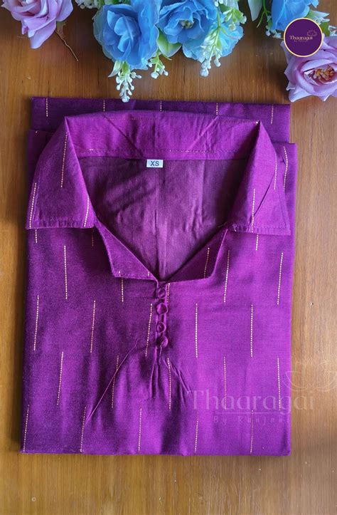 Raw Silk Vadamalli Kurti with Zari Stripes – Thaaragai by Ranjani