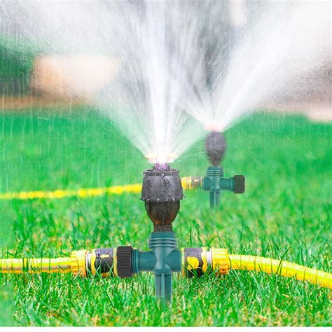 Rotating Impulseprinkler Garden Lawn GrassWatering System Water Hose ...