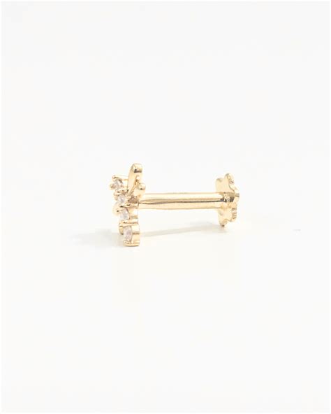 Buy Gold Helix Piercing Earrings in 18K Gold | Vai Ra