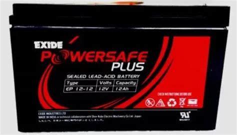 EXIDE POWERSAFE PLUS 12V 12 Ah Battery for All Vehicles Price in India ...