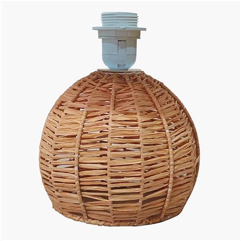 Buy HOMESAKE Raffia Rattan Table Lamp from Homesake at just INR 1998.0