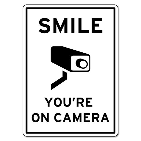 Printable Smile Youre On Camera