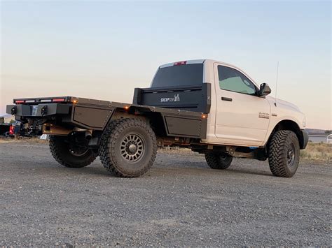 SherpTek modular truck bed and flatbed systems on long bed (8-foot) pickup trucks. — SherpTek ...