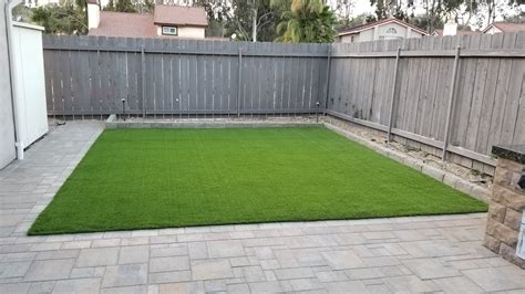 Pavers + Artificial Grass Design Ideas & Inspiration Gallery - INSTALL ...