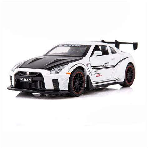 Buy HJFGA For JDM Nissan GTR R35 WRC Metal Vehicle Alloy Diecast ...