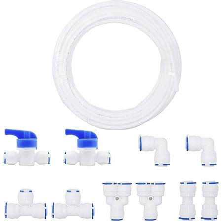 Cool Blue Aqua Aqua Cba Ro Tap Connector Suited for Many Ro Models 1/4 ...