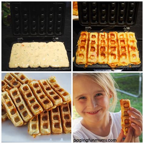 Savoury Waffle Sticks