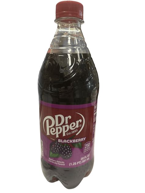 Dr. Pepper Blackberry Bottle 591ML - U.S Edition