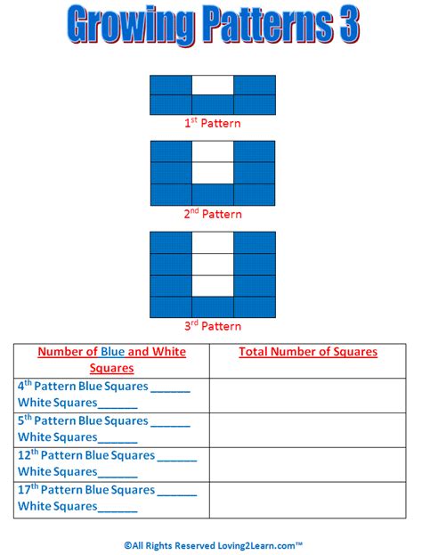 Image result for Growing Patterns Math