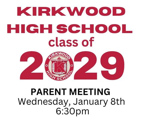 8th Grade Parent Night, 800 Dougherty Ferry Road, Kirkwood, MO, United ...