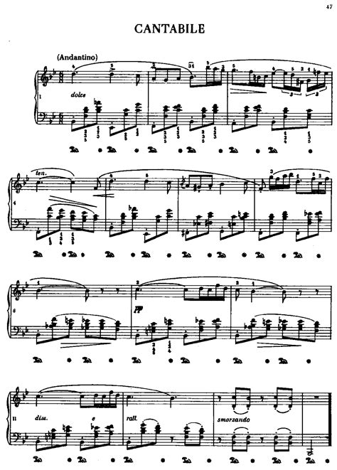 Cantabile in B-flat major, B.84 (Chopin, Frédéric) - IMSLP: Free Sheet ...