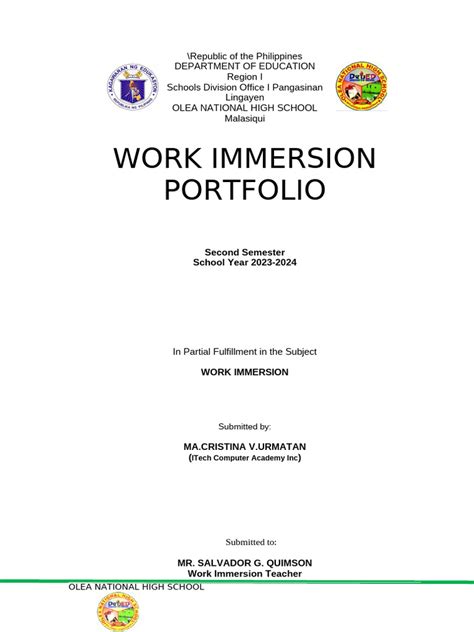 Image result for Work Sample Example