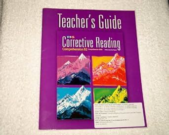 Corrective Reading Comprehension Level B2, Teacher Guide (CORRECTIVE ...