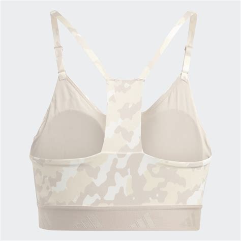 CLOTHING - Aeroreact Training Light-Support Techfit Bra - White ...