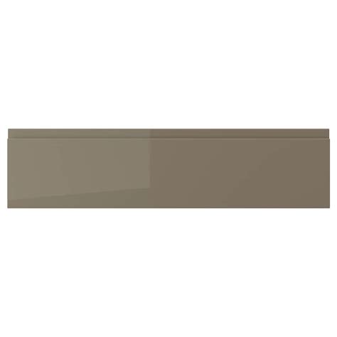 VOXTORP drawer front, high-gloss dark grey-brown, 80x20 cm (311/2x77/8 ...