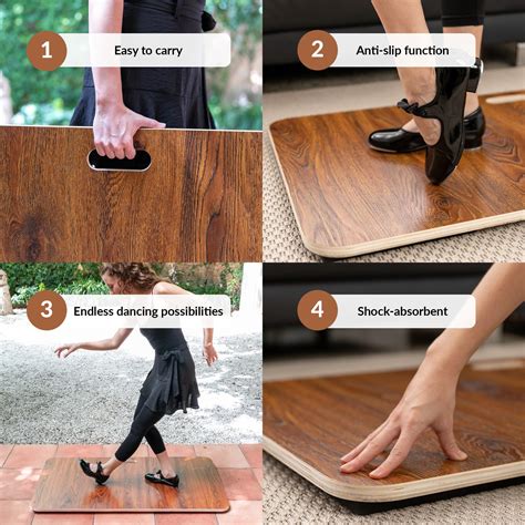 Snapklik.com : ODOXIA Tap Board For Tap Dancing Portable Dance Floor ...