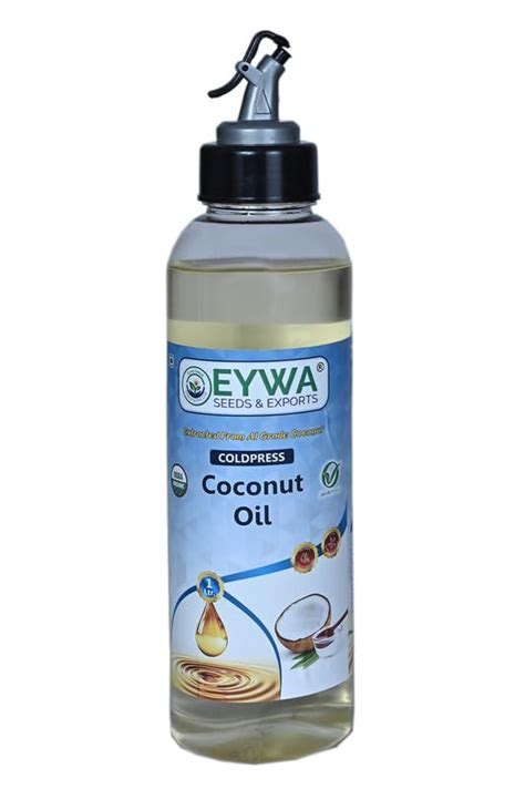 Organic Coconut Oil 1ltr Cold Pressed/wood Pressed Oil Pure And ...