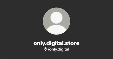 only.digital.store | Instagram, TikTok | Linktree