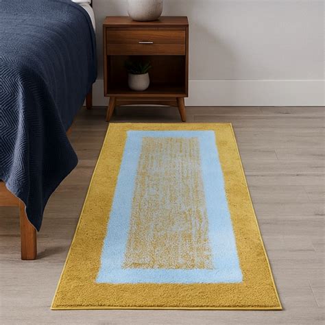 Beige & Ivory Moroccan Diamond Carpet – Soft Microfiber with Anti-Skid ...