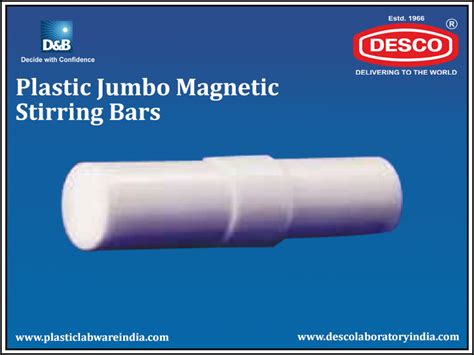 Plastic Jumbo Magnetic Stirring Bars Manufacturer and Supplier India