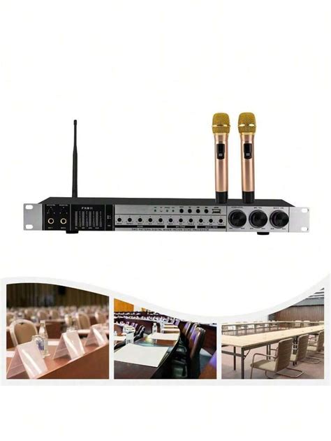 Digital Mixer Microphone KTV Karaoke Audio Processor USB /Bluetooth ...