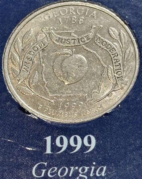 Quarter Dollar Georgia 1999