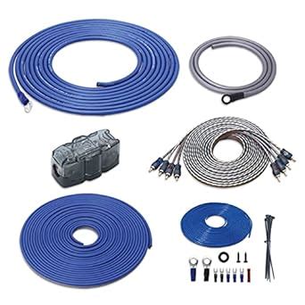 Recoil RCK84 True 8 Gauge Complete 4-Channel CCA Amplifier Wiring Kits ...