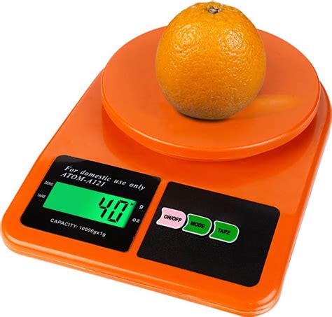 ATOM A121 Digital Kitchen Food Scale, Multifunctional Food Scale for ...