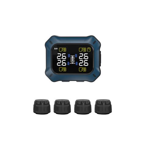 Orca Car TPMS – Wireless Tire Pressure Monitoring System with 4 Sensors ...