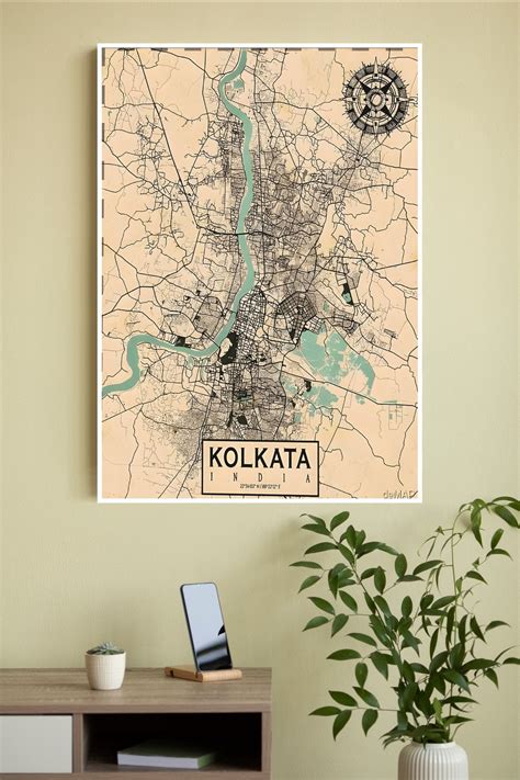 Indian State Kolkata Poster | Map Posters – The Poster Valley