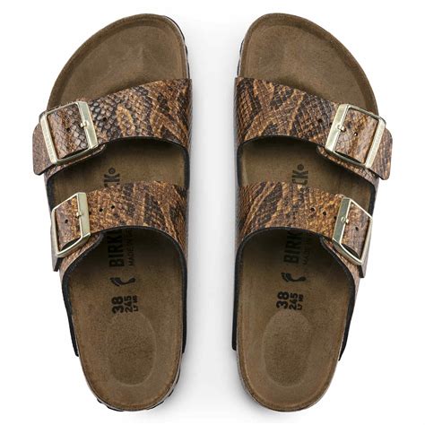 Buy Brown Arizona Embossed Natural Leather Online in India - BIRKENSTOCK