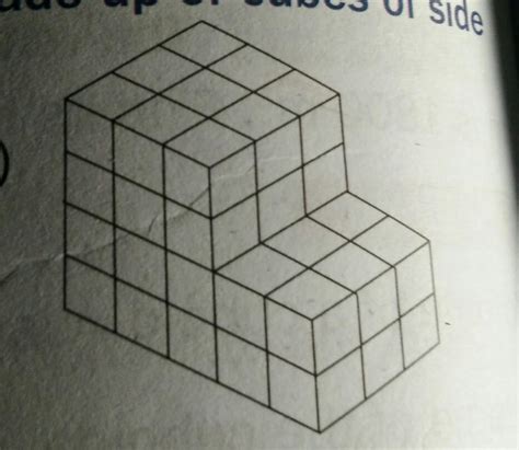 Find the volume of the following solids which are made up of cubes of ...