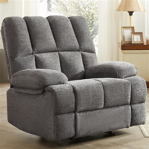 Amazon.com: WILLOVE Oversized Rocker Recliner Chair Extra Wide Rocking ...