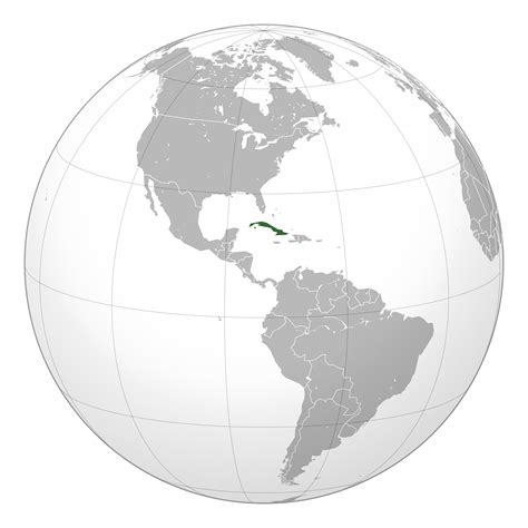 Large location map of Cuba | Cuba | North America | Mapsland | Maps of ...