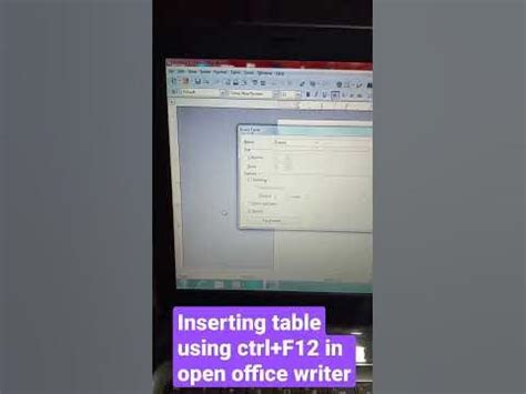OpenOffice CreateTable Command 的图像结果