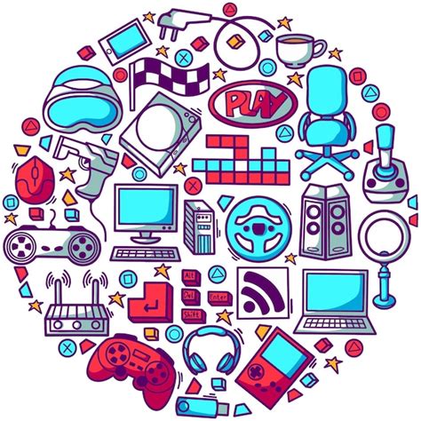 Video game clip art Vectors & Illustrations for Free Download | Freepik