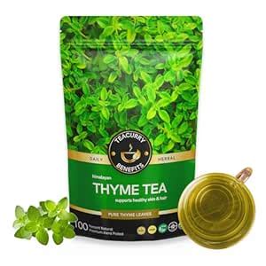 TEACURRY Himalayan Thyme Tea (100 Grams, 200 Cups) - Helps with Blood ...