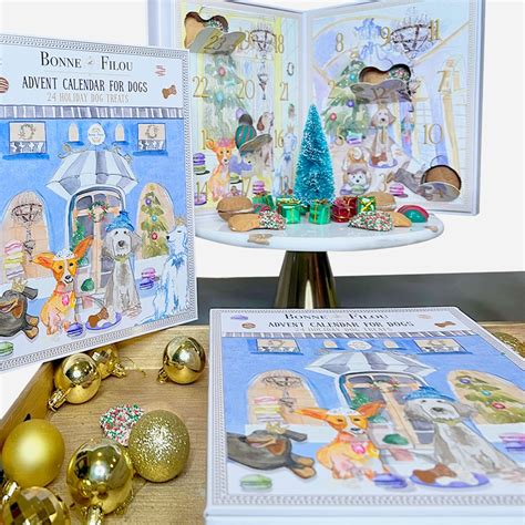 Buy Bonne et Filou Dog Advent Calendar 2022 - 24 Hand Designed Luxury ...