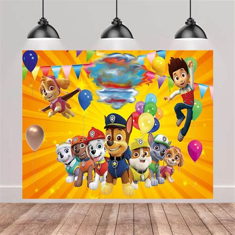 Buy Cartoon Backdrop Birthday Party Supplies Cartoon Themed Happy ...