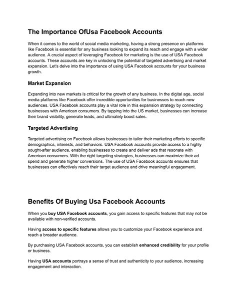 PPT - Buy Facebook accounts fresh, aged & bulk PowerPoint Presentation ...
